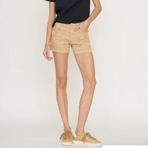 Jungmaven Paradise Hemp Shorts Size Large (Runs Small) Tan Utility Minimalist